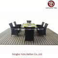 Outdoor Wicker Dining Set with 6 Chairs (1112)